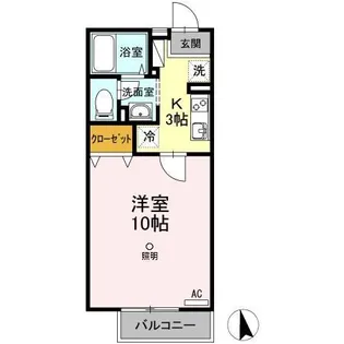 秋桜 A棟【2階】の間取り