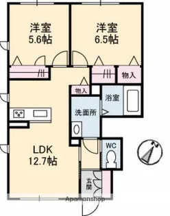 ニンナ・ナンナ A棟【1階】の間取り