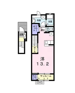 アンビエンテ【2階】の間取り