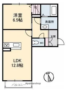 セナール ド ソル【2階】の間取り
