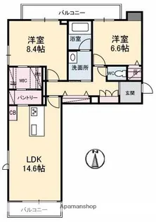 スカイM・A【3階】の間取り
