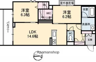 HIRA TERRACE【3階】の間取り
