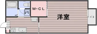 シャンティーブルー【2階】の間取り