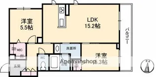 リベラス【2階】の間取り