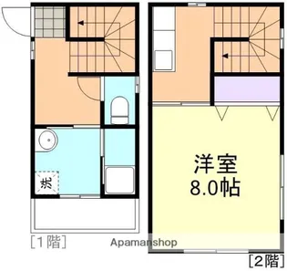 カーサソレアード【1階】の間取り