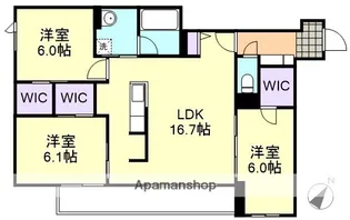 ファーストクラス【2階】の間取り