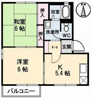 マーガレットハイツ【2階】の間取り