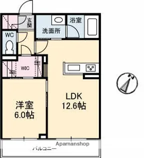 セルディーナ早島駅前【3階】の間取り