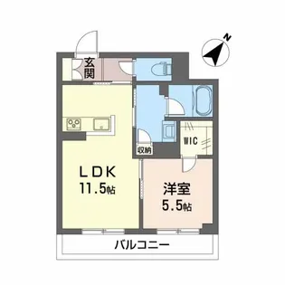 ビラ メゾン【3階】の間取り