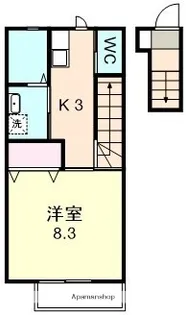 High Crea【2階】の間取り