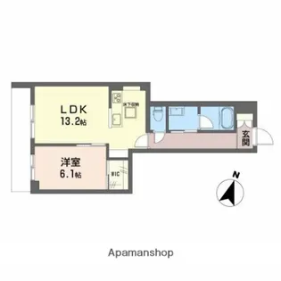 岡山県倉敷市稲荷町【マンション】の間取り