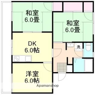 コーポ天城【2階】の間取り