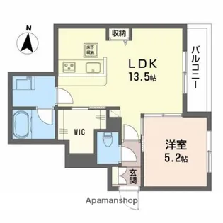 シリウス【1階】の間取り