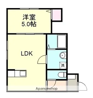 オシアナス【1階】の間取り