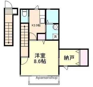 Cocorize A【2階】の間取り
