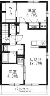 Elise Ⅰ【2階】の間取り