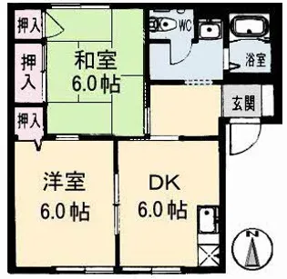 ラフィーネY【1階】の間取り