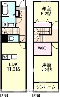 LEGGIERO【1階】の間取り