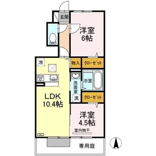 アーク【1階】の間取り