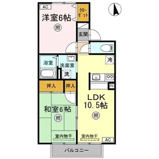 セレーノ岡本 B棟【2階】の間取り