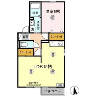 ボヌール【2階】の間取り