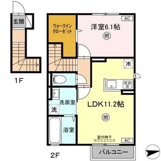 あかりⅢ【2階】の間取り