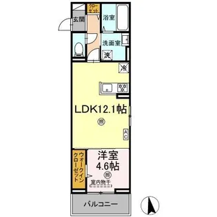 くらら【3階】の間取り