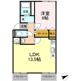 プレジール88【2階】の間取り