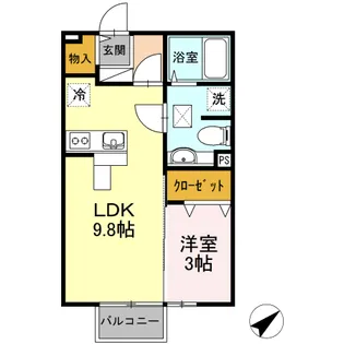 ファーストヒルズ【2階】の間取り