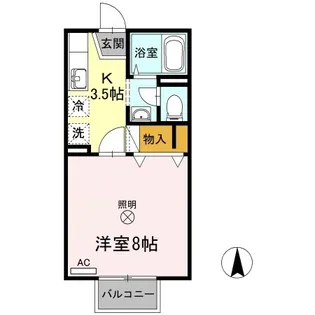 メゾンたちばな C棟【2階】の間取り