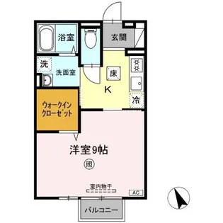 カルチェBOA【1階】の間取り