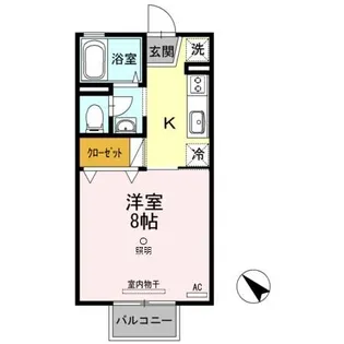 セジュール由城【2階】の間取り