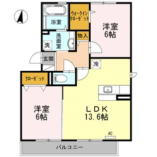 ポポラリタ 24【3階】の間取り