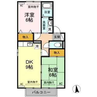 ドミール21【1階】の間取り
