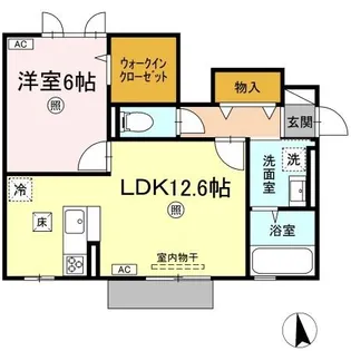 PRUNE【1階】の間取り