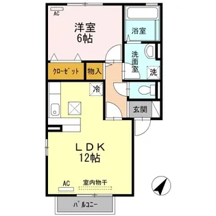 プロムナード【1階】の間取り