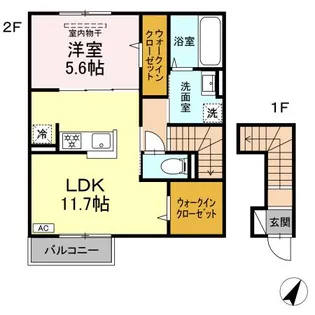 フソラ【2階】の間取り