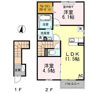M・K3【2階】の間取り