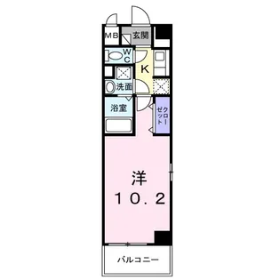 シティー柳町【1階】の間取り