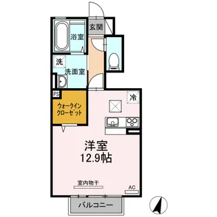 エパル三門【1階】の間取り