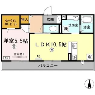 エムズコート【2階】の間取り