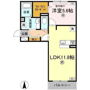 エムズコート【3階】の間取り