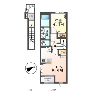 メイグリーン【2階】の間取り