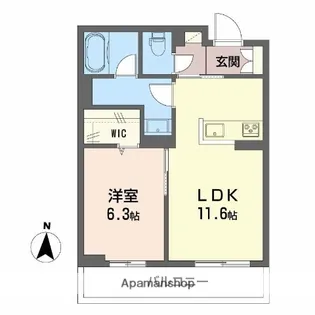 サンフェリーチェⅡ【3階】の間取り