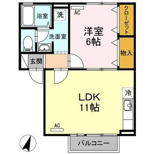 エスポワール【2階】の間取り