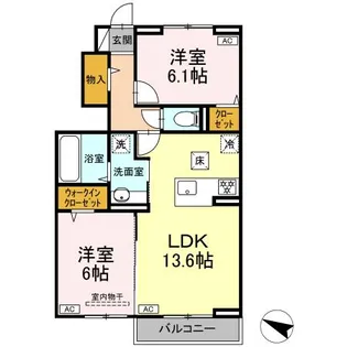 HONEY BEAR A【1階】の間取り