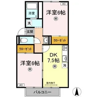 シェレナモア花の街【2階】の間取り