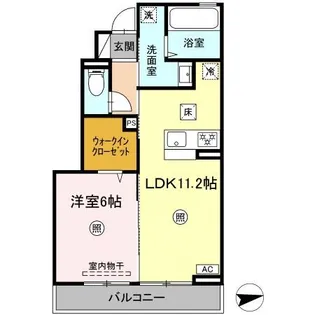 アルカンシェル【1階】の間取り
