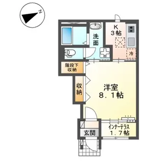 仮)スターテラスⅡ 福田町古新田【1階】の間取り