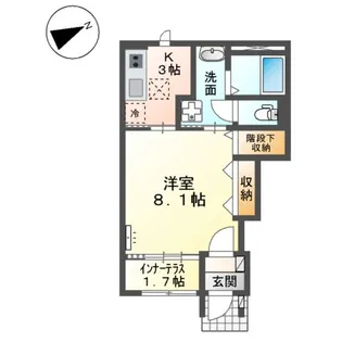 仮)スターテラスⅡ 福田町古新田【1階】の間取り